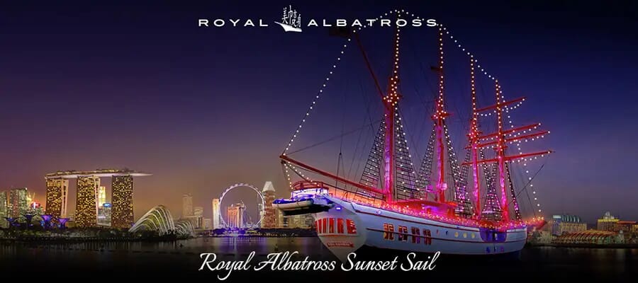 Royal Albatross Sunset Sail, places to visit in singapore